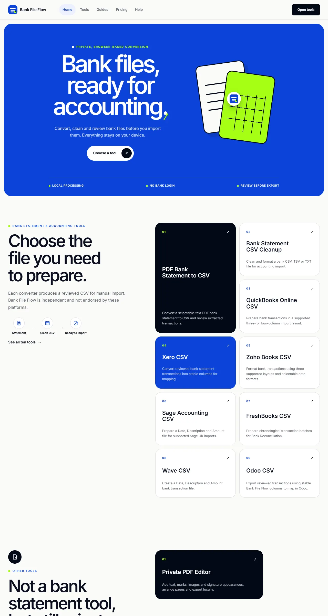 BankFileFlow screenshot